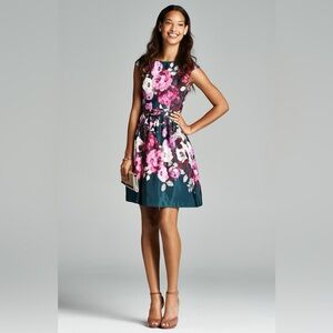 NWT Eliza J. Pink Peony Sleeveless Sundress